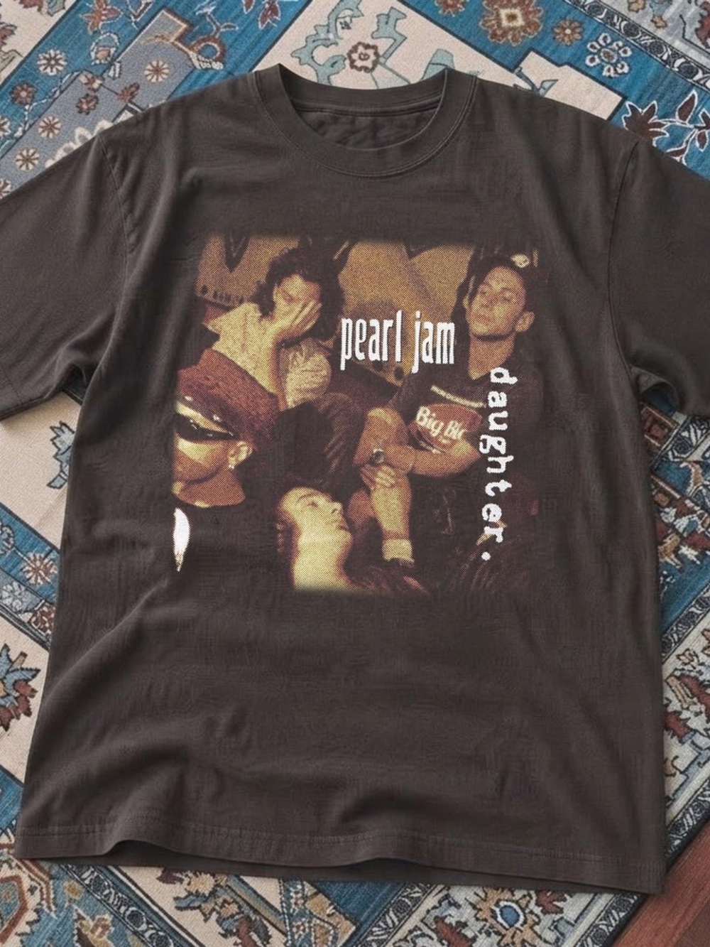 Gildan Pearl Jam "Daughter" Short Sleeve Tee in Brown